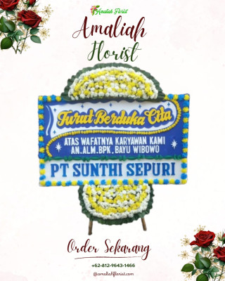 Papan Bunga Duka di Tuguwaji