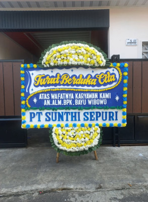 Papan Bunga Duka di Tuguwaji